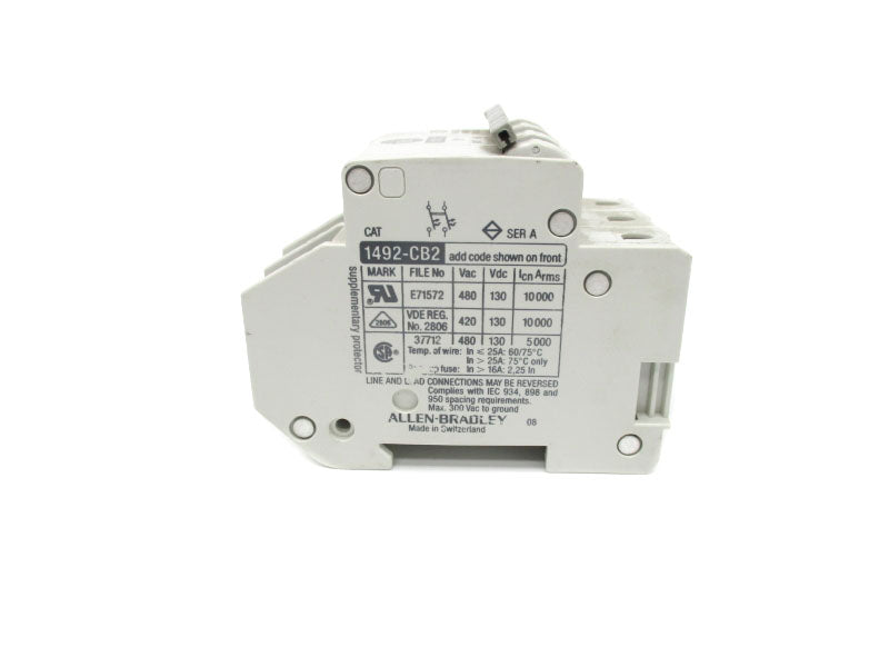 ALLEN BRADLEY 1492-CB2G040 SER. A 480VAC 4A NSNP