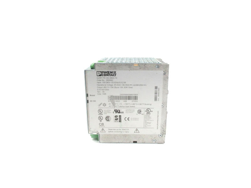 PHOENIX CONTACT QUINT-PS/1AC/48DC/10 100-240V 6.0-2.6A UNMP