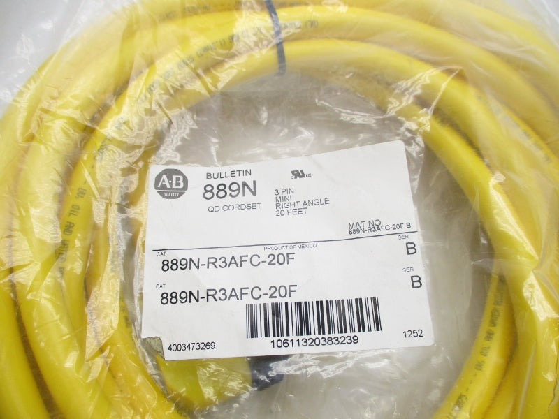 ALLEN BRADLEY 889N-R3AFC-20F SER. B NSMP