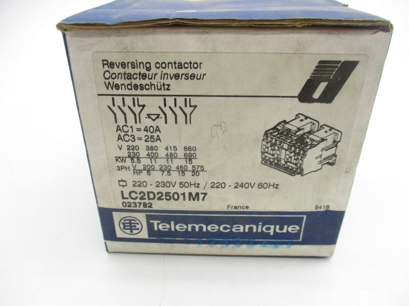 TELEMECANIQUE LC2D2501M7 240V 40A NSMP