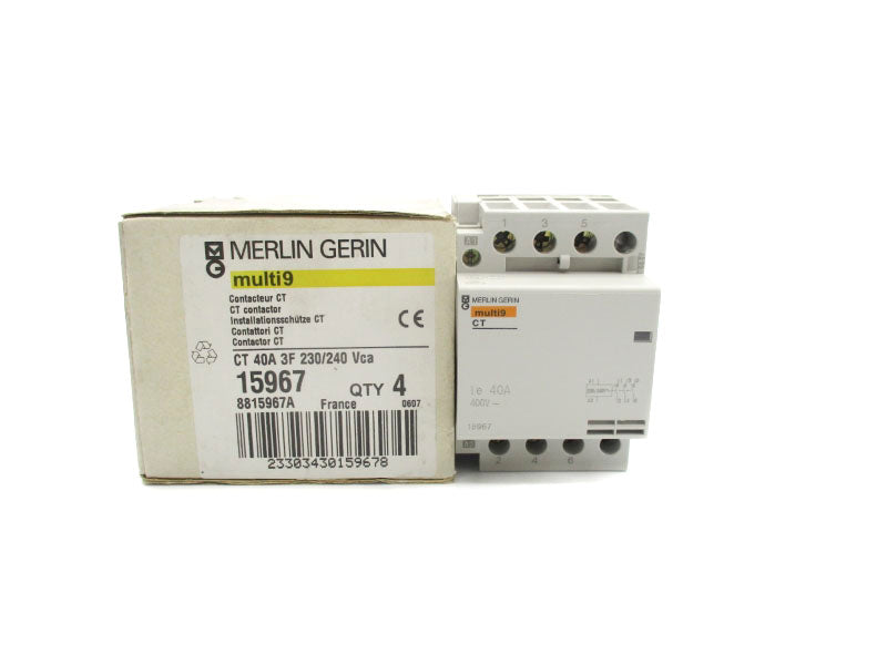 MERLIN GERIN 15967 230/240VAC 40A (PKG OF 4) NSMP