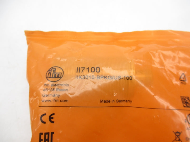 IFM EFECTOR IIK3010-BPKG/US-100 II7100 10-30VDC NSMP