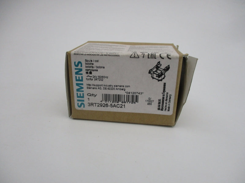 SIEMENS 3RT2926-5AC21 24V NSMP