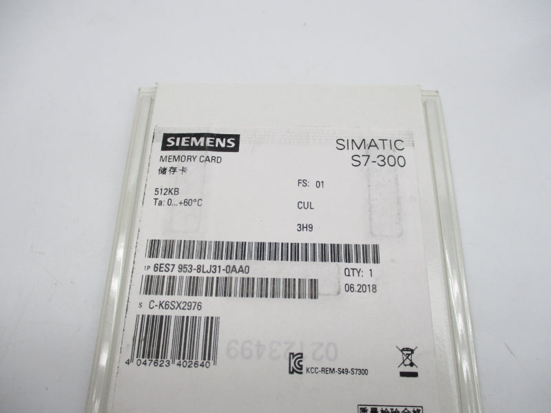 SIEMENS 6ES7953-8LJ31-0AA0 NSMP