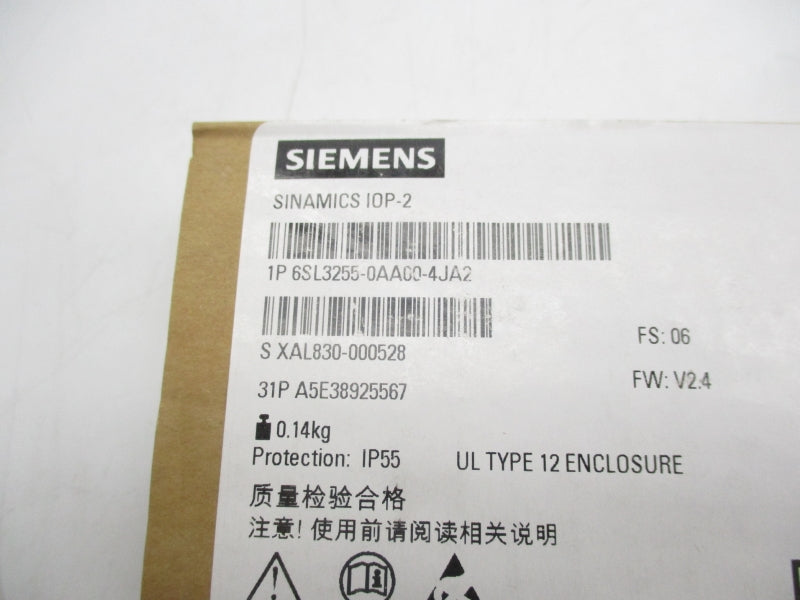 SIEMENS 6SL3255-0AA00-4JA2 NSMP
