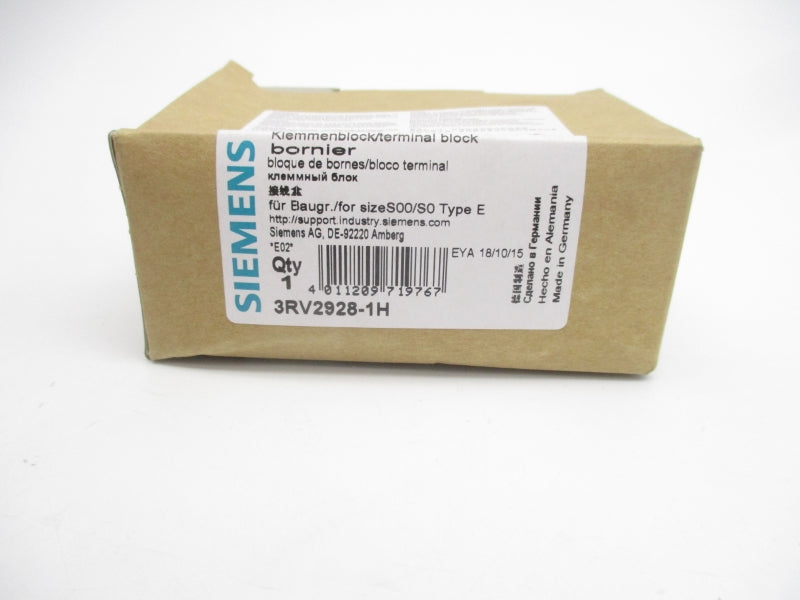 SIEMENS 3RV2928-1H NSMP