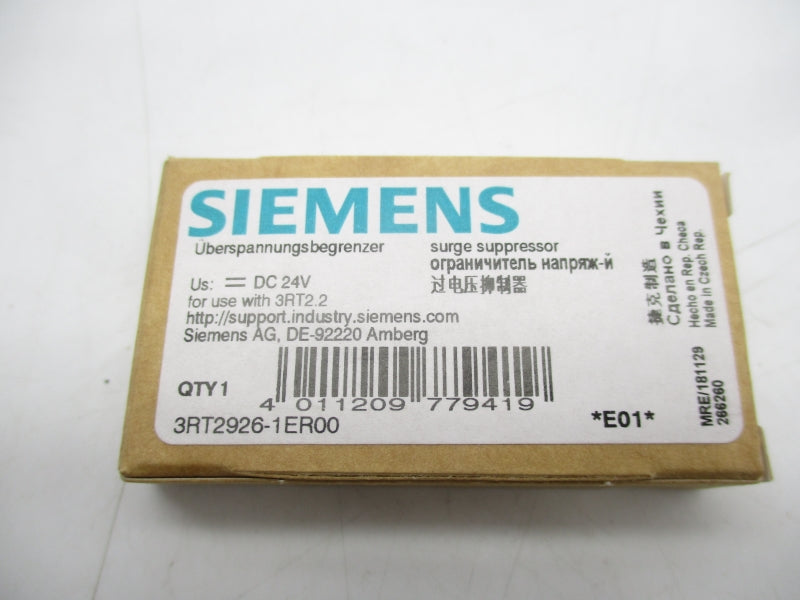SIEMENS 3RT2926-1ER00 24VDC NSMP