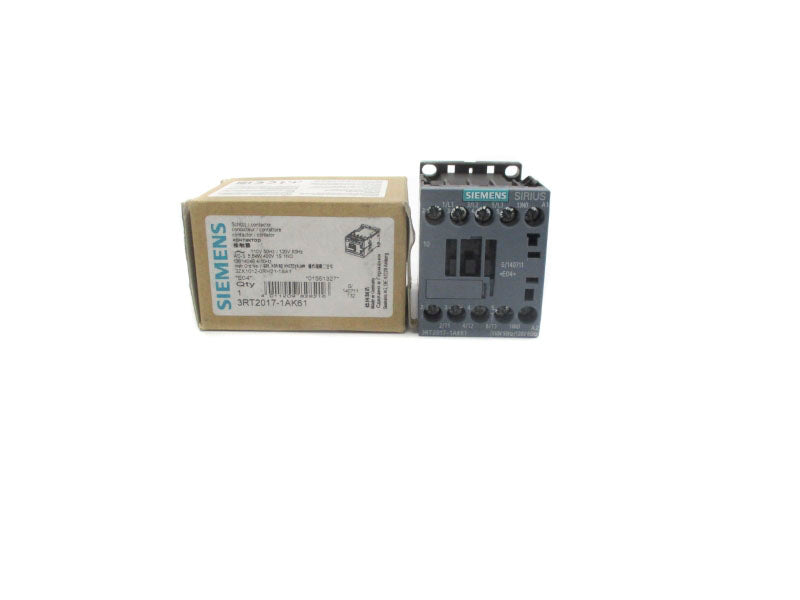 SIEMENS 3RT2017-1AK61 110/120V NSMP