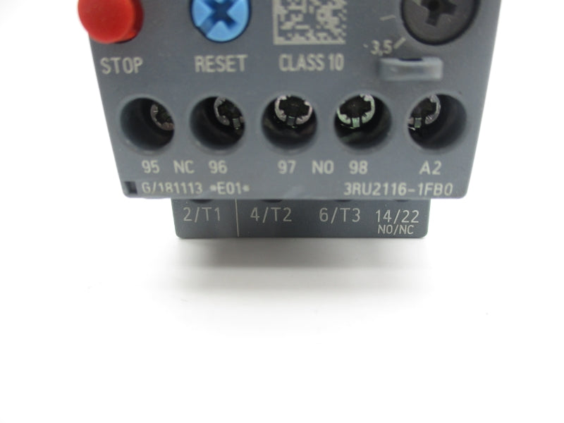 SIEMENS 3RU2116-1FB0 3.5-5A NSNP