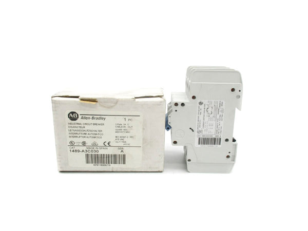 ALLEN BRADLEY 1489-A3C030 SER. A 415VAC 3A NSMP