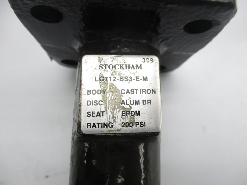 STOCKHAM LG712-BS3-E-M 200PSI 2" NSNP