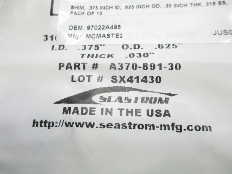 SEASTROM A370-891-30 NSMP