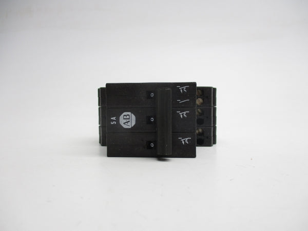 ALLEN BRADLEY 1492-GS3G050-H1 SER. A 277/480VAC 5.0A NSMP