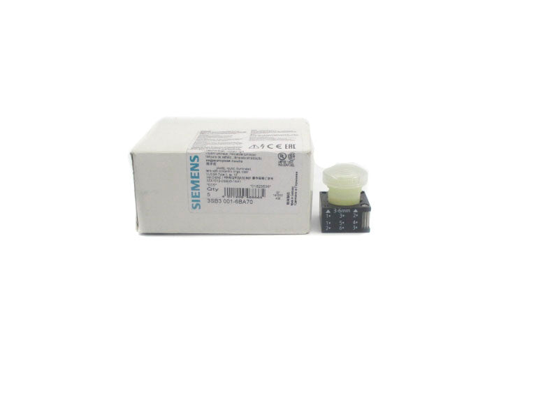 SIEMENS 3SB3001-6BA70 (PKG OF 5) NSMP