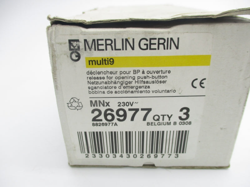 MERLIN GERIN 26977 230V (PKG OF 3) NSMP