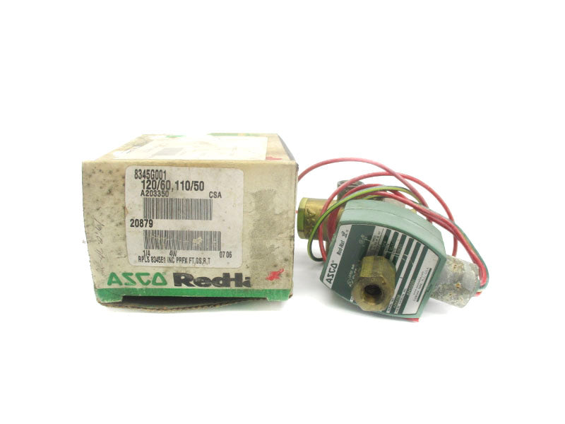 ASCO 8345G001 110/120V 10-150PSI 1/4" (AS PICTURED) NSMP