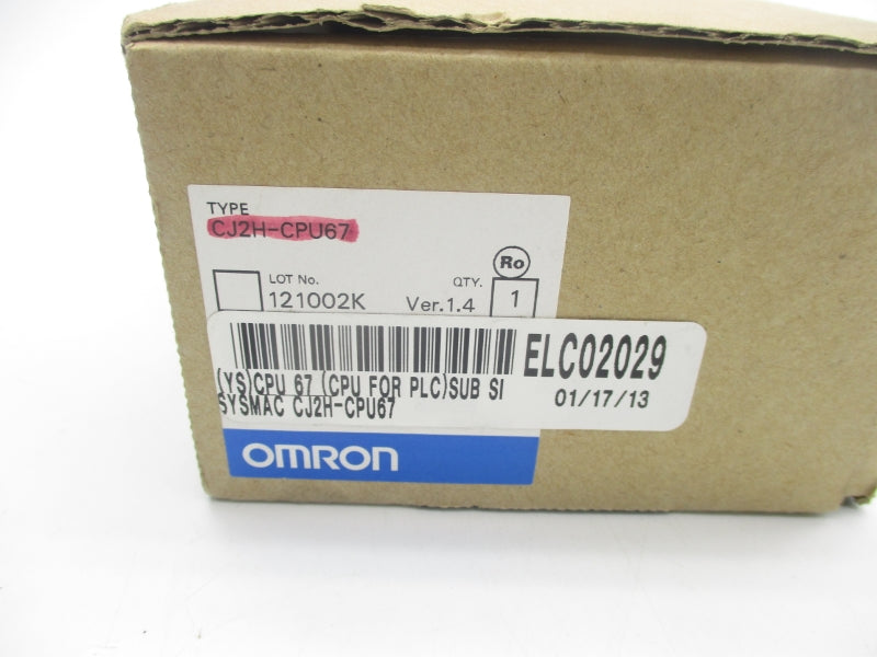 OMRON CJ2H-CPU67 NSMP
