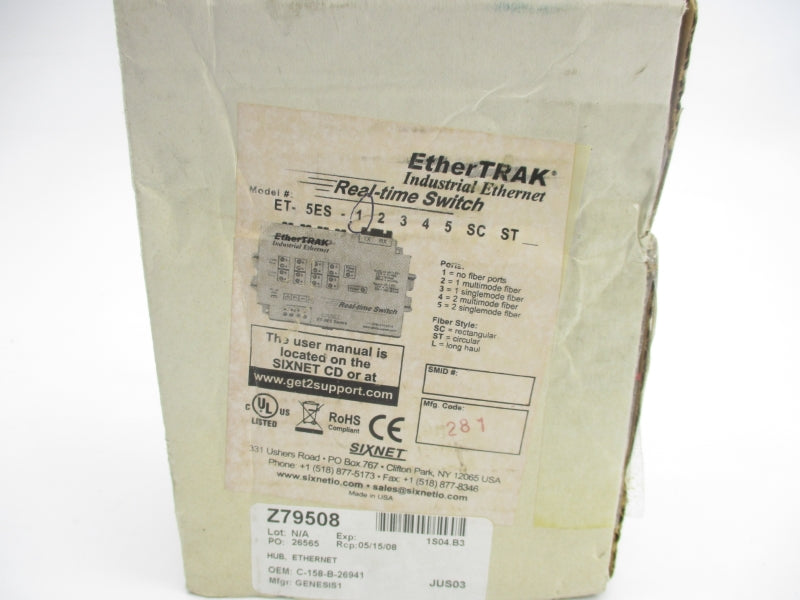 ETHERTRAK ET-5ES-1 30VDC NSMP