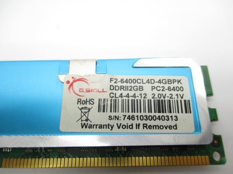 G.SKILL F2-6400CL4D-4GBPK 2.0-2.1V NSNP