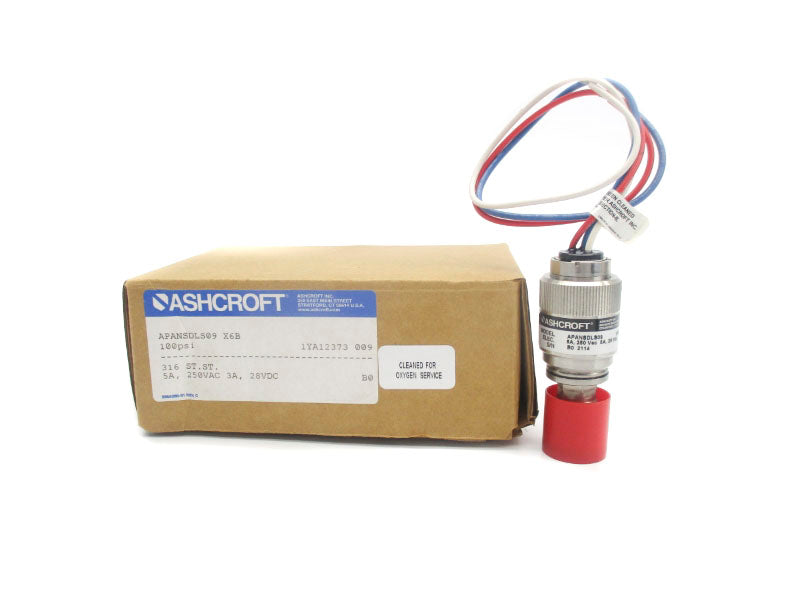 ASHCROFT APANSDLS09 250VAC 5A 100PSI NSMP
