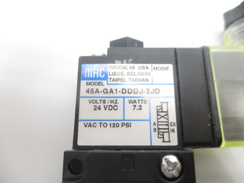 MAC 45A-GA1-DDDJ-2JD 24VDC 120PSI NSNP