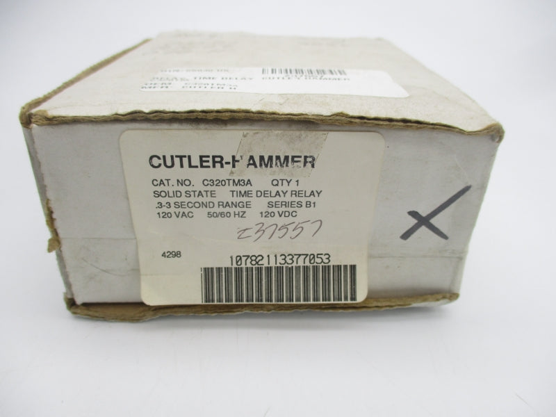 CUTLER HAMMER C320TM3A SER. B1 120VAC .3-3S NSMP