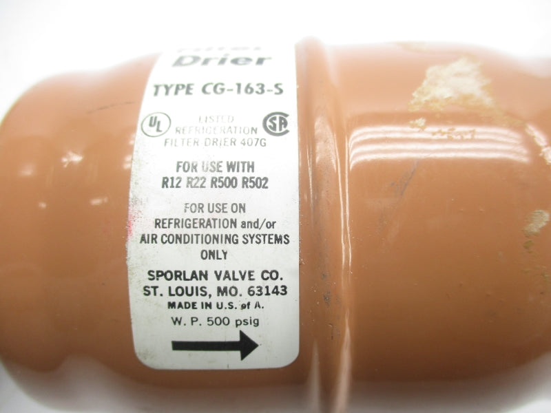 SPORLAN CG-163-S 500PSI UNMP