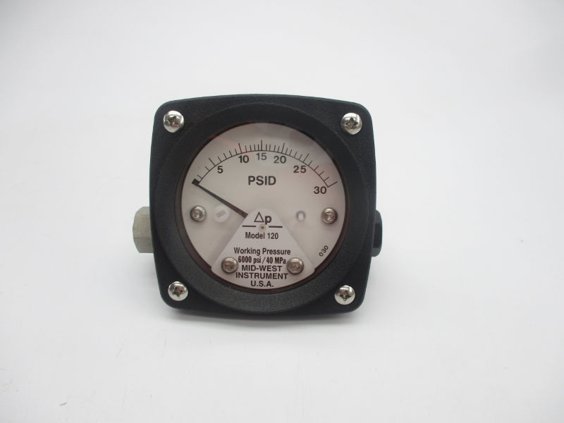 MID WEST INSTRUMENT 120 6000PSI 0-30PSI NSNP