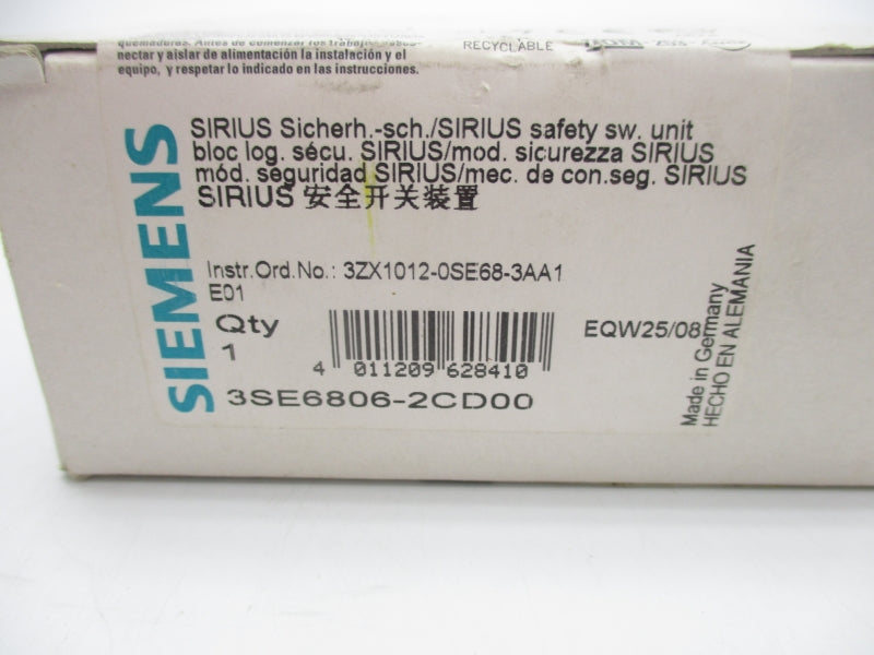 SIEMENS 3SE6806-2CD00 NSFS