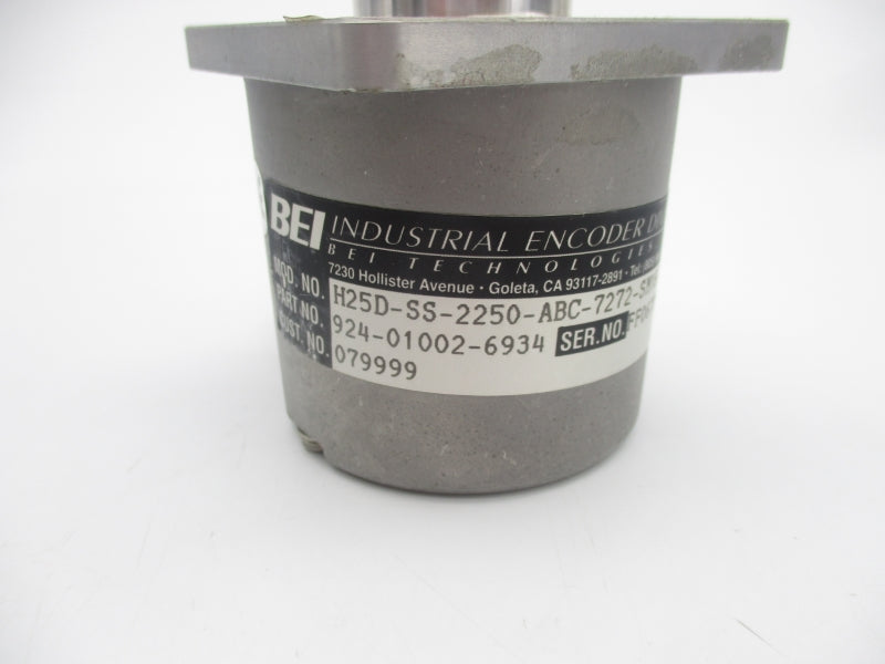 BEI INDUSTRIAL H25D-SS-2250-ABC-7272-SM16-S 924-01002-6934 5-28VDC UNMP