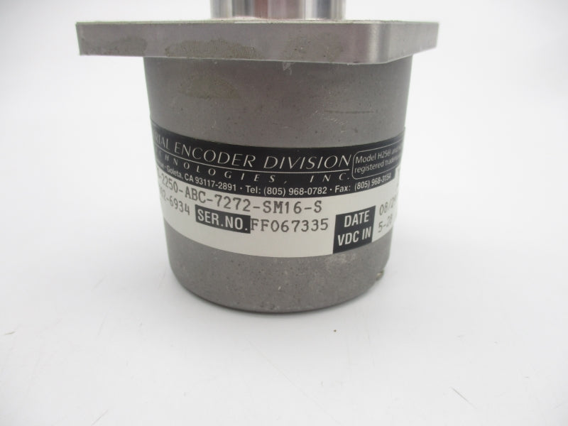 BEI INDUSTRIAL H25D-SS-2250-ABC-7272-SM16-S 924-01002-6934 5-28VDC UNMP