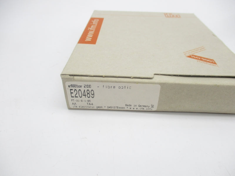 IFM EFECTOR FT-00-M-V-M6 E20489 NSMP
