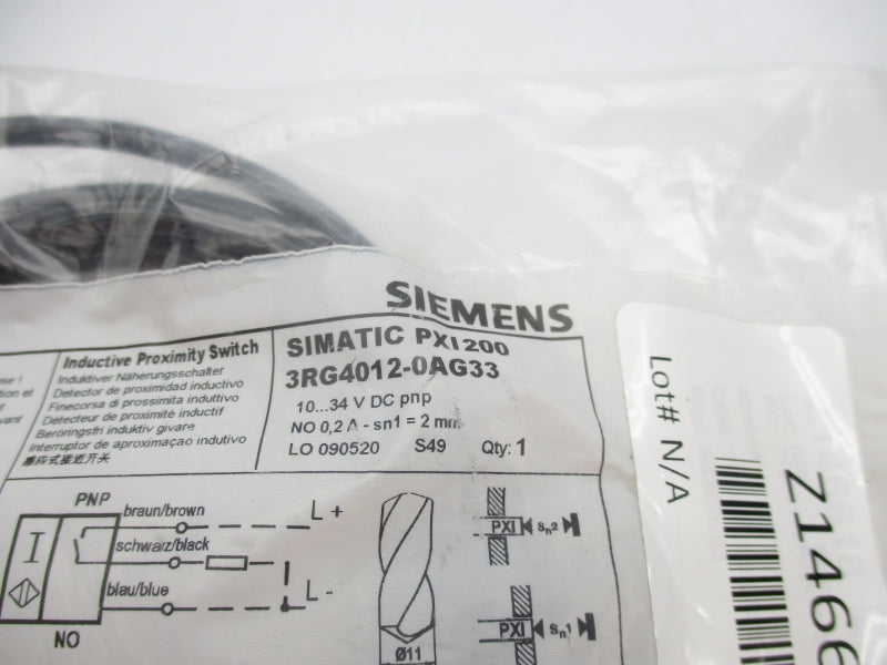 SIEMENS 3RG4012-0AG33 10-34VDC NSMP