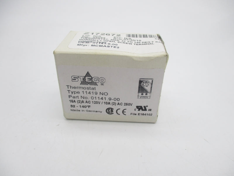 STEGO 01141.9-00 250VAC 10A 32-140'F NSMP