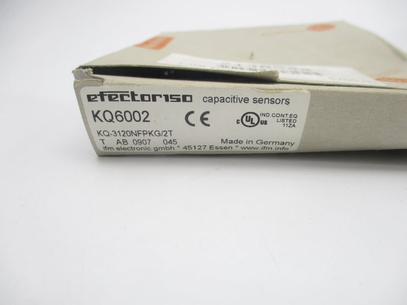 IFM EFECTOR KQ-3120NFPKG/2T KQ6002 10-36VDC NSMP
