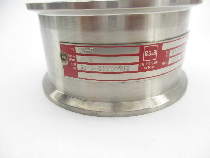 BS&B SAFETY SYSTEMS GD-4-0003-093 3" NSNP