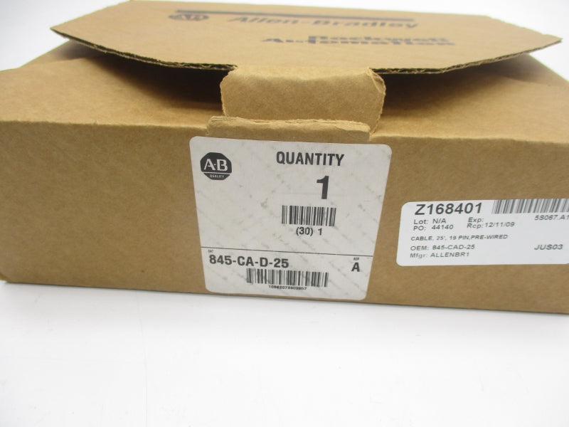 ALLEN BRADLEY 845-CA-D-25 SER. A (BR/WH) NSMP