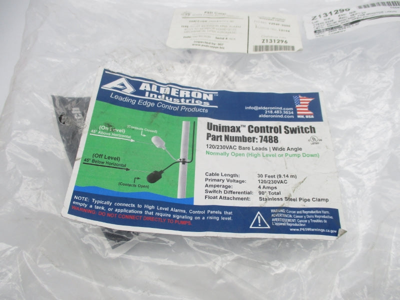 ALDERON INDUSTRIES 7488 UMCS30NO 120/230VAC NSMP
