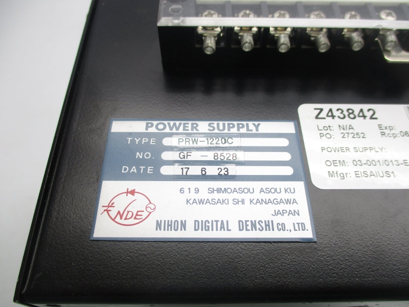 NIHON DIGITAL DENSHI PRW-1220C NSNP