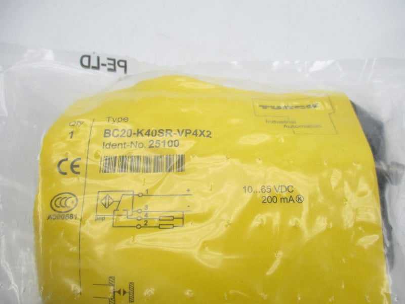 TURCK BC20-K40SR-VP4X2 25100 10-65VDC NSMP