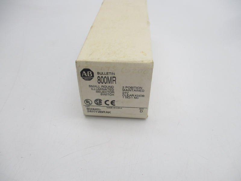 ALLEN BRADLEY 800MR-24HY2BRAK SER. D 24V (WH) NSMP