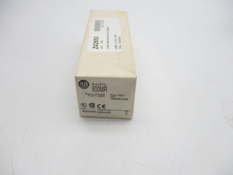 ALLEN BRADLEY 800MR-Q24AS SER. D 24V (WH) NSMP