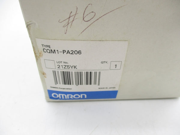 OMRON CQM1-PA206 100-240VAC 6A NSMP
