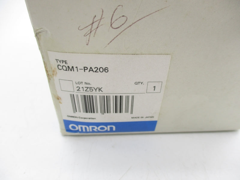 OMRON CQM1-PA206 100-240VAC 6A NSMP