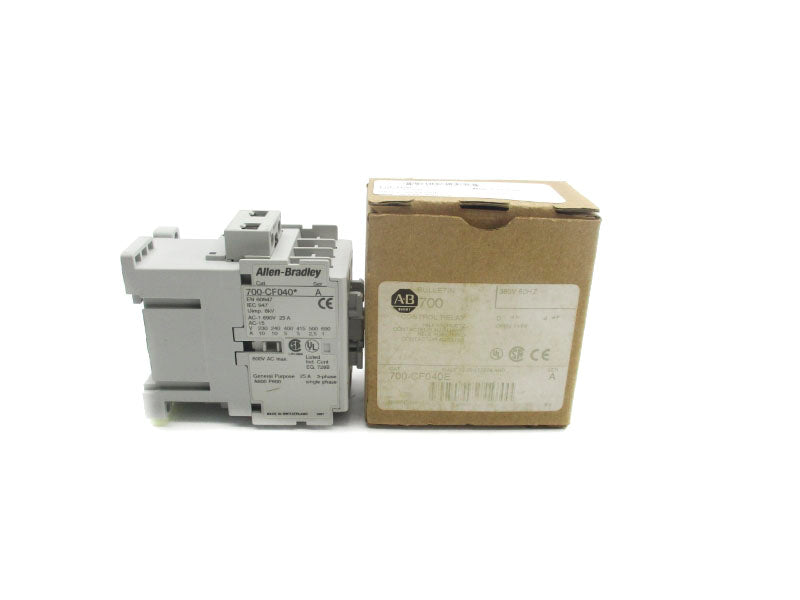 ALLEN BRADLEY 700-CF040E SER. A 380V 25A (BR/WH) NSMP