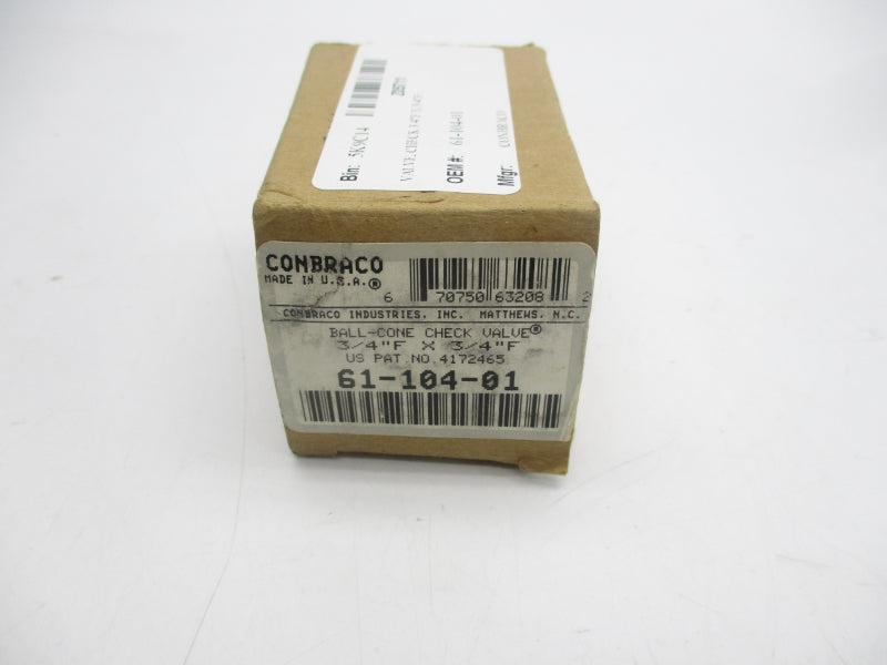 CONBRACO 61-104-01 3/4" NSMP