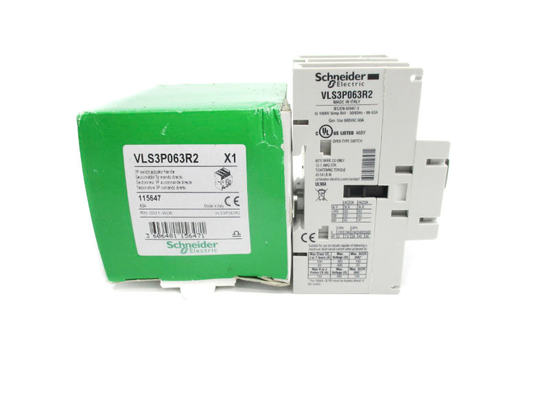 SCHNEIDER ELECTRIC VLS3P063R2 600VAC 63A NSMP