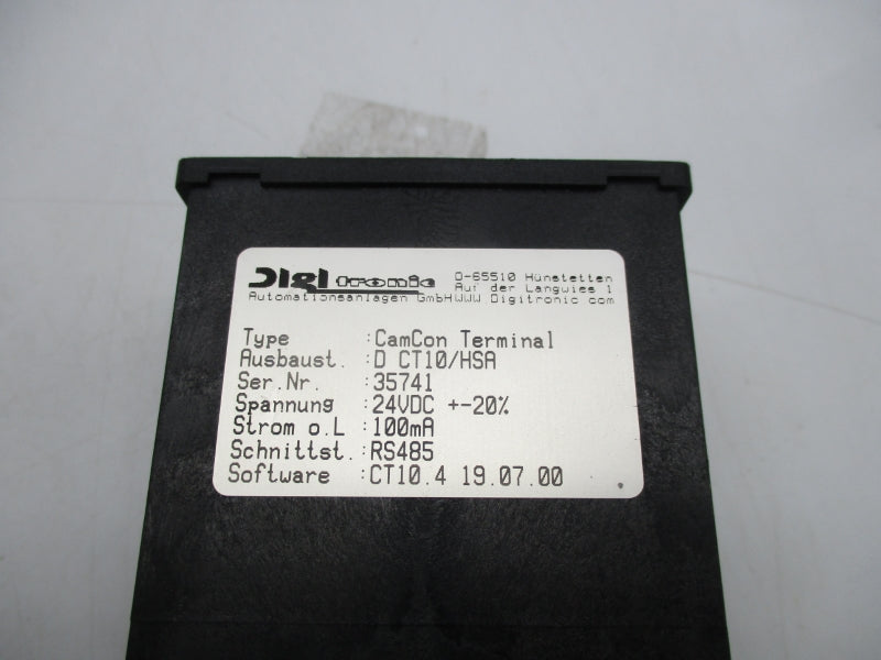 DIGITRONIC DCT10/HSA 24VDC UNMP