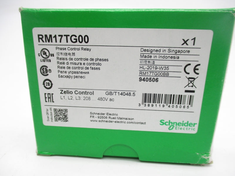SCHNEIDER ELECTRIC RM17TG00 480VAC NSMP