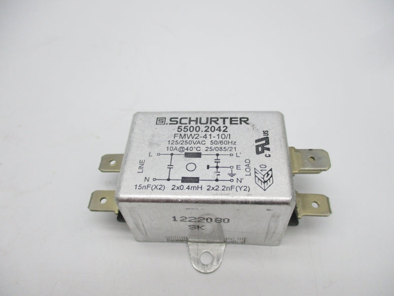SCHURTER 5500.2042 125/250VAC 10A NSNP